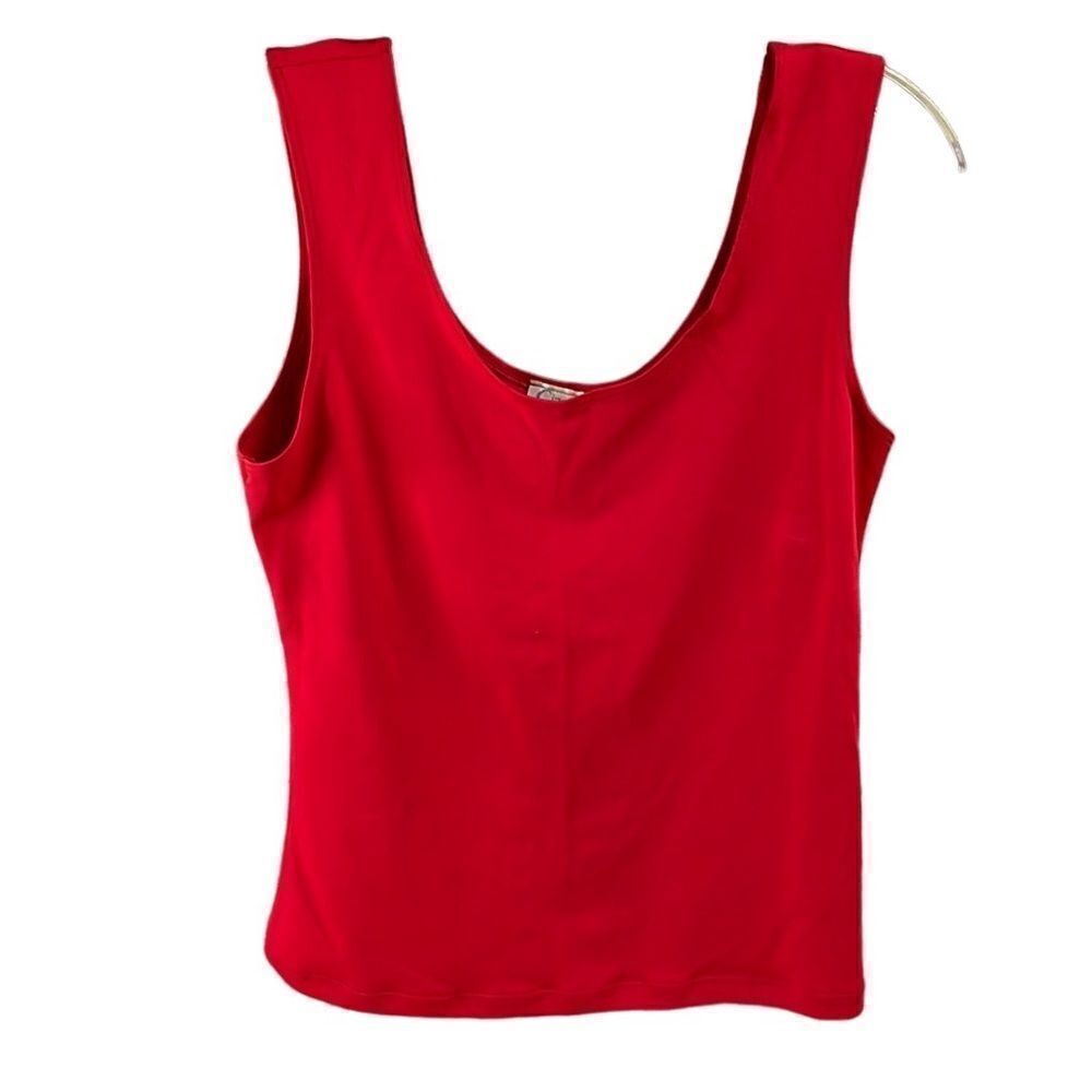 CINEMA ETOILE Camisole Cami Tank Top  Ladies Medium Red Vintage